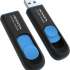 Флешка USB A-Data DashDrive UV128 512ГБ, USB3.0, черный и синий [auv128-512g-rbe]